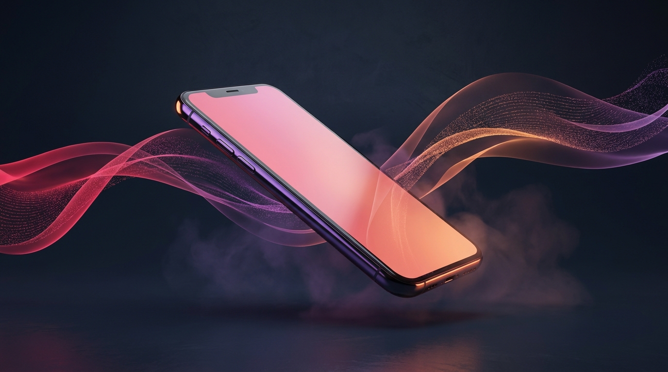 A premium mobile app interface rendered in Wonred Labs' signature style